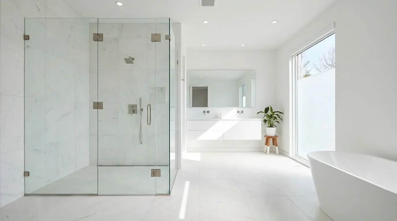 Frameless still rules, but textured glass is the one to watch