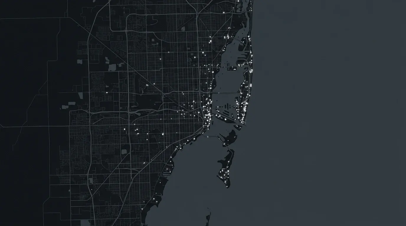 Installer coverage map, South Florida