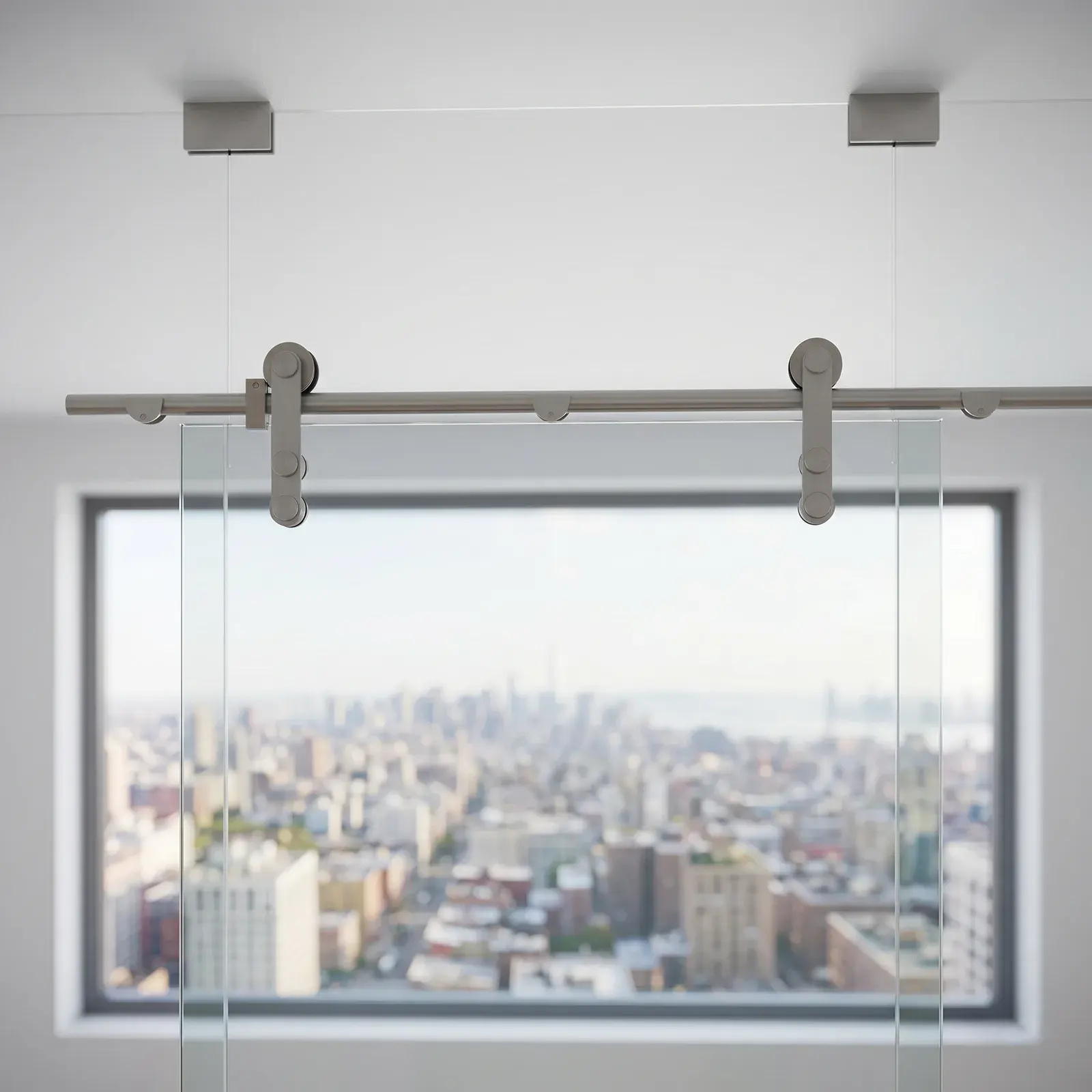 Barn Door System - Glass to Glass
