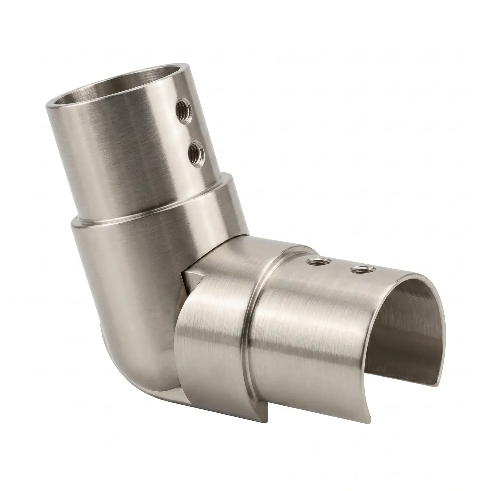 Articulated Angle Connector for Slotted Tube 50 Degree Rotate. For a tube 1- 11/16