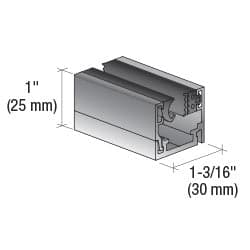 Fallbrook 3m Fixed Frame Profile for Floor, Wall and Ceiling