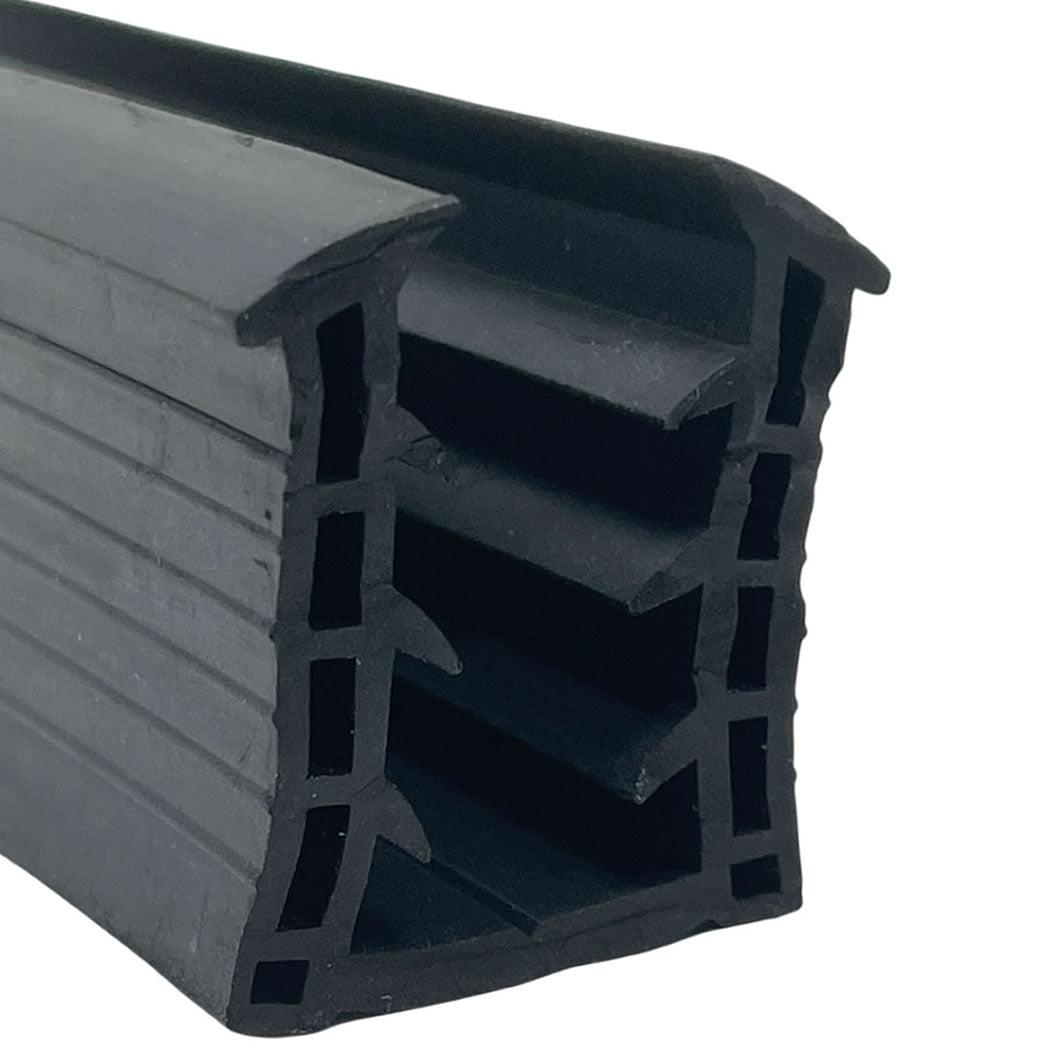 Cap Rail Rubber for 1/2″ Glass (Long) 120″